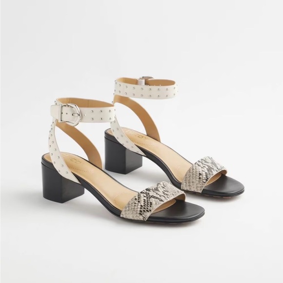 Chico's Shoes - NWT Snake Print Sandal Heels Size 7